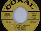 Northern Soul 45 PATTI AUSTIN You're Too Much A Part Of Me CORAL HEAR