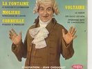 45 T LOUIS DE FUNES Joue Avec Les Classiques  LA FONTAINE VOLTAIRE..