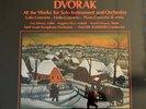 Ruggiero RICCI Zara NELSOVA SEALED Box Set DVORAK 3 LP SOLO & Orchestra QUAD
