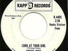 GOOGIE RENE   KAPP LABLE LOOK AT YOUR GIRL R&B ROCKER TITTYSHAKER SOUL PROMO 45