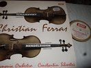 CHRISTIAN FERRAS : TCHAIKOVSKY/MENDELSSOHN VIOLIN CONCERTOS AUDIOPHILE LP EMI AS