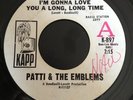 Rare Northern Soul Patti The Emblems Promo K-897 Kapp Label