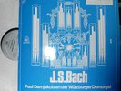 PAUL DAMJAKOB BACH ORGEL ORGAN DOM WÜRZBURG LP MIT AUTOGRAMM SIGNED DOMORGEL