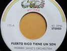 * HOMMY SANZ ORCH Puerto Rico Tiene Un Son/El Roble GUAGUANCO Fonseca 45 HEAR