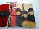 BEATLES FOR SALE JAPAN 1986 UK CUTTING MONO RED COLOR VINYL w/ WIDE OBI RARE
