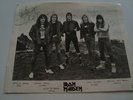 IRON MAIDEN SIGNED PROMO PHOTO