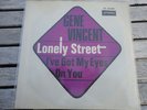 GENE VINCENT - LONELY STREET / I'VE GOT MY EYES ON YOU - DEUTSCHE LONDON PROMO 