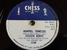 CHUCK BERRY   MEMPHIS, TENNESSEE / BACK IN THE U.S.A.   CHESS RECORDS VG+ EX-