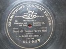 MUSIC HALL: LOUIS BRADFIELD 'GOOD OLD LONDON TOWN GIRL' 1902 FLUSH LABEL G&T