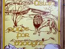 ASLAN - PAWS FOR THOUGHT - RARE LP RECORD 1976 FOLK