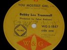 BOBBY LEE TRAMMELL 1960s NEAT ROCKABILLY 45 ON W&G 