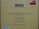 FOURNIER Bach Cello Suites 3 & 4 DGG Archive 73187 Red Stereo LP MINT-