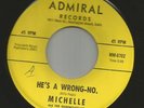 NORTHERN SOUL--MICHELLE & MADEMOISELLES -HE'S A WRONG NUMBER--HEAR BOTH--ADMIRAL