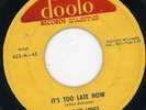 Cuff Links-It's Too Late Now-Dooto Doo Wop 45 