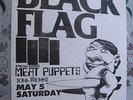 * 1984 * original * flyer * Black Flag, Nig Heist * RAYMOND PETTINON orig offset
