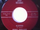 BENNY ENGLAND eloping / somehow 45 SNAP original RARE rockabilly ingram LISTEN