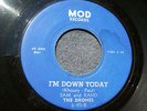 1966 CALIF. GARAGE--DRONES--I'M DOWN TODAY / WHY MUST THE WORLD--MOD 49
