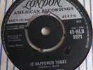 THE SKYLINERS   IT HAPPENED TODAY  LONDON 45