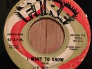 GAY POPPERS r&b popcorn northern soul 45 I Want To Know   Fire