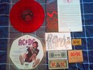 Rare AC/DC money talks 12in picture disk and razors edge promo 12in red vinyl