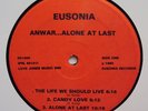ANWAR - Alone At Last 1985 LP Eusonia Private Modern Soul Boogie Rare