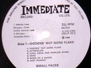 SMALL FACES Ogdens Nut Gone Original MONO NO SLEEVE Plays fine HEAR
