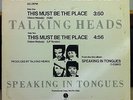 TALKING HEADS this must be the place naive melody 12