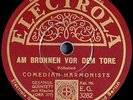 COMEDIAN HARMONISTS / ELECTROLA 78 rpm/ MORGAN MUSS ICH FORT VON HEIR