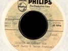 JOHNNY HALLYDAY Caravan of Lonely Men Philips Rare Acetate 45 Hear