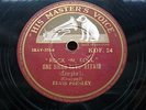 ELVIS PRESLEY 78 RPM ONE SIDED LOVE AFFAIR PAKISTAN HMV KDF.24