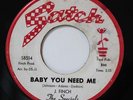 NORTHERN 45-THE SPECIALS-BABY YOU NEED ME /FOOL FOR YOUR LOVE on SATCH
