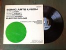 SONIC ARTS UNION Electric Sound LP on Mainstream Rare Avant Electronic Mumma