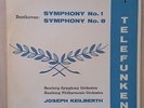 TELEFUNKEN ED1 Beethoven Symphonies 1 & 8 Keilberth M-