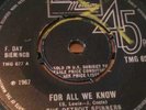 The Detroit Spinners FOR ALL WE KNOW / ILL ALWAYS LOVE YOU  Tamla Motown TMG 627