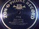 1905 YIDDISH COMEDY:ADA JONES, LEN SPENCER   ZONOPHONE    78