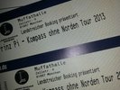 2 Tickets Prinz Pi Kompass ohne Norden Tour 04.10.13 München
