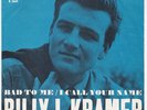 BILLY J KRAMER Bad To Me RARE ALT. *BLUE* p/s Sweden Denmark 45 Beatles LISTEN
