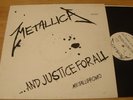 METALLICA `...And Justice For All` Metallipromo #000433 England 1988 vg++/ex-