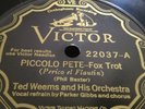 TED WEEMS 78rpm Piccolo Pete / Here We Are VICTOR 22037 NM or E++