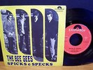 THE BEE GEES SPICKS e SPECKS POLYDOR 7' + PS ITALY