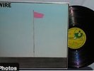 WIRE 1977 POST PUNK LP IMPORT UK HARVEST PINK FLAG NEAR MINT NR VPI