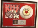 Kiss, Dirty Livin', mit Cover, Single Platin Record, Schallplatte, Award goldene