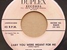 RARE R&B POPCORN, ERVIN RUCKER, BABY YOU WERE MEANT FOR ME, DUPLEX #9009