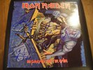 Iron Maiden -  No prayer for the dying LP sleeve  signed by the band