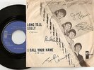 THE BEATLES LONG TALL SALLY DANISH 45+PS 1964 RARER BLUE ODEON LABELS