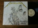 Metallica - And Justice For All 2 X LP Europe 1988 Vertigo VG+/VG+ Vinyl Metal