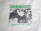 Chain of Strength What Holds Clear Vinyl Rival Mob Gorilla Biscuits Cro Mags