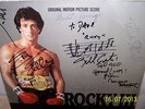 ROCKY III LP.SIGNED STALLONE,CONTI,SHIRE,YOUNG,WINKLER AND MEREDITH.EXCELLENT.
