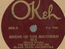 Tim Brymn Black Devils Wang Wang Blues, Sirene of Southern Seas Okeh 4310 78 rpm