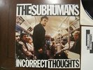 THE SUBHUMANS - Incorrect Thoughts - LP Vinyl 1980 - original press w/Insert NM